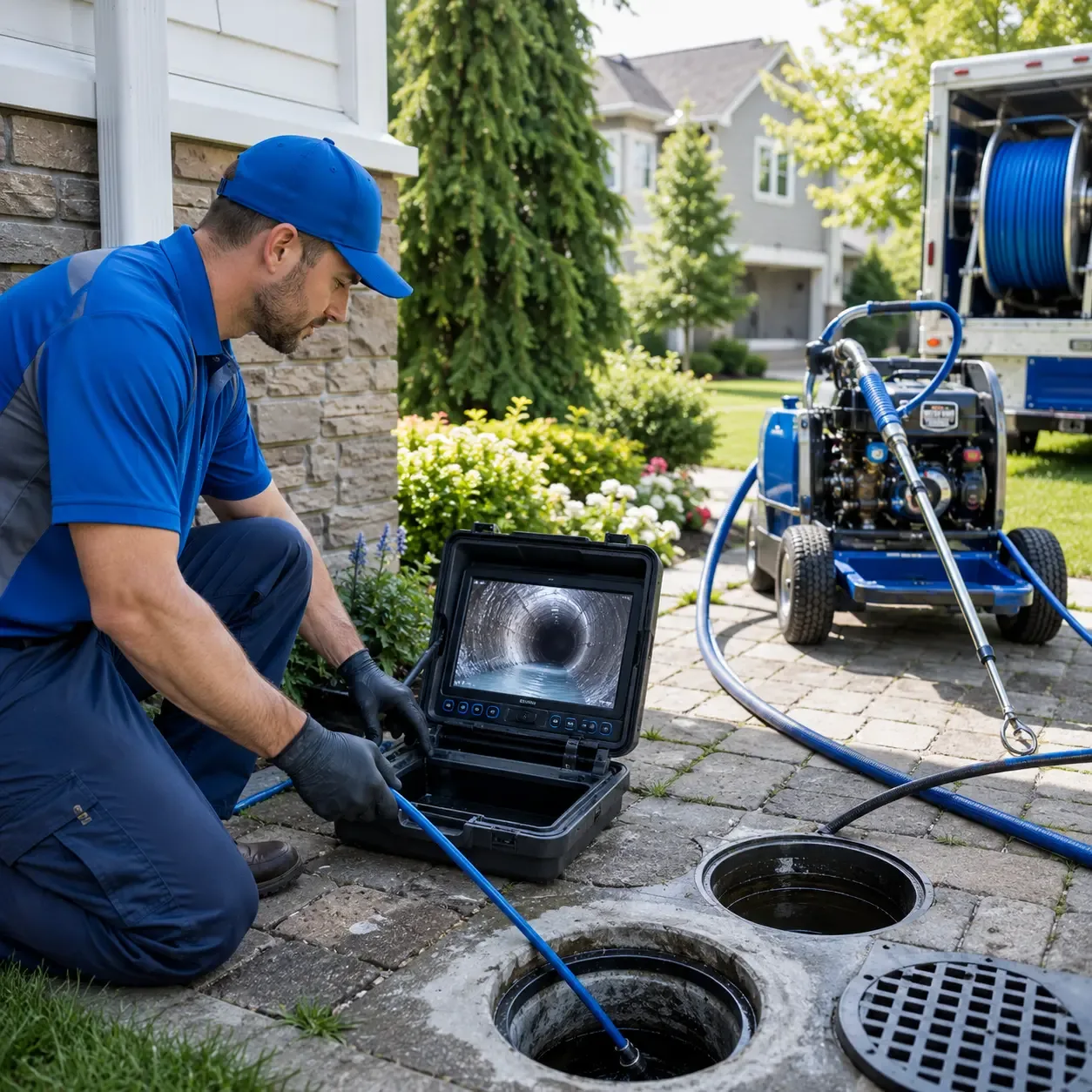 Outdoor drain cleaning professionals serving Navarre, OH